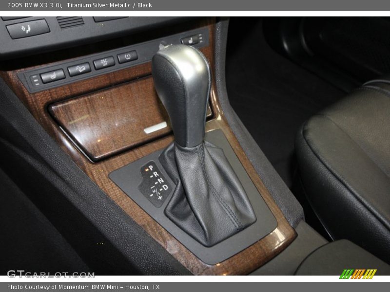 Titanium Silver Metallic / Black 2005 BMW X3 3.0i