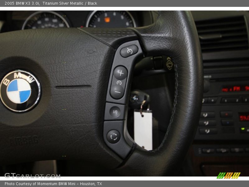 Titanium Silver Metallic / Black 2005 BMW X3 3.0i