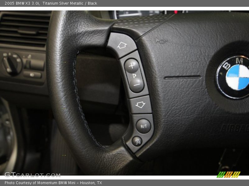 Titanium Silver Metallic / Black 2005 BMW X3 3.0i