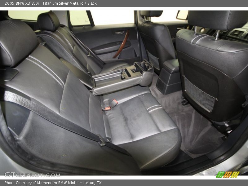 Titanium Silver Metallic / Black 2005 BMW X3 3.0i