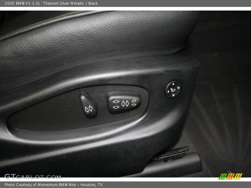 Titanium Silver Metallic / Black 2005 BMW X3 3.0i