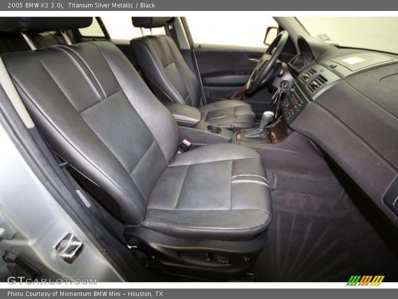 Titanium Silver Metallic / Black 2005 BMW X3 3.0i