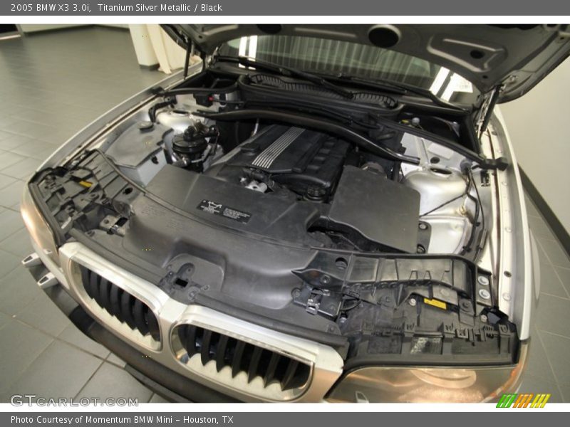 Titanium Silver Metallic / Black 2005 BMW X3 3.0i