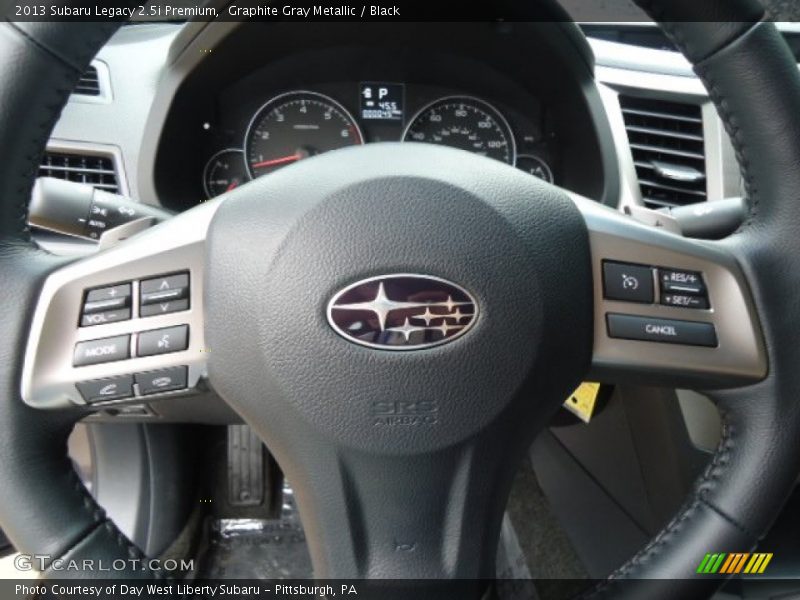 Graphite Gray Metallic / Black 2013 Subaru Legacy 2.5i Premium
