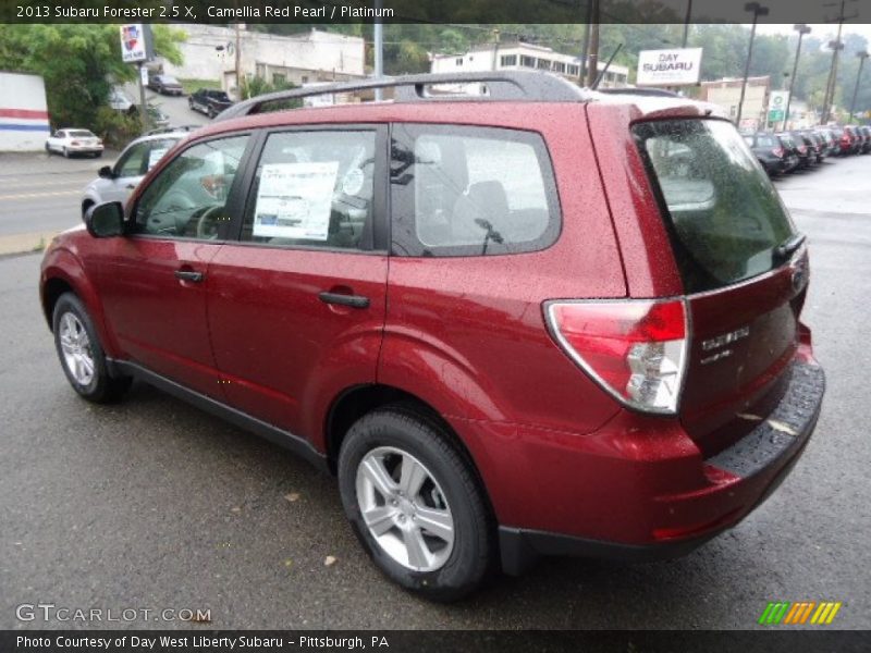 Camellia Red Pearl / Platinum 2013 Subaru Forester 2.5 X
