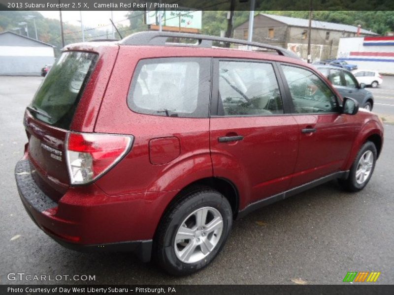 Camellia Red Pearl / Platinum 2013 Subaru Forester 2.5 X