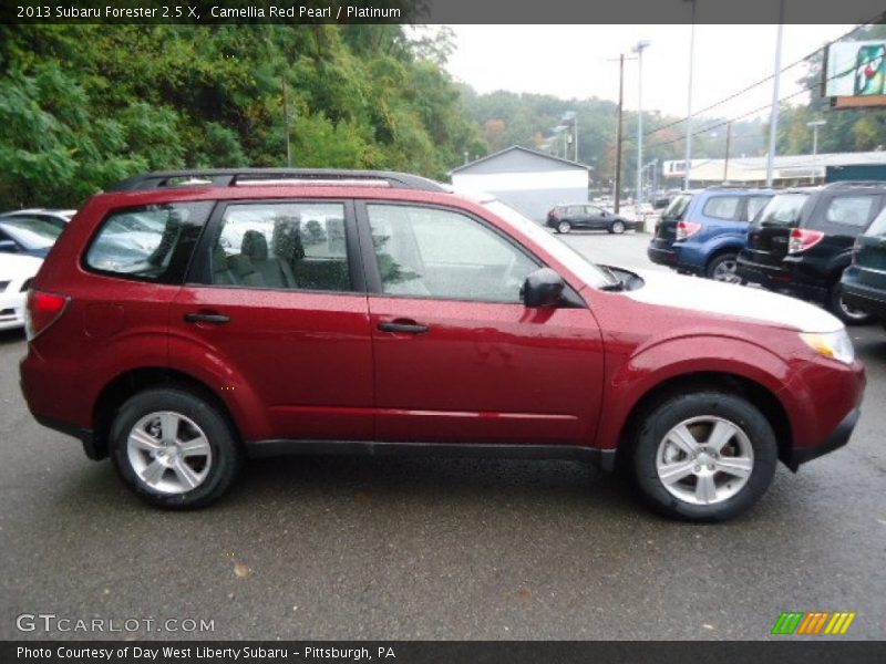 Camellia Red Pearl / Platinum 2013 Subaru Forester 2.5 X
