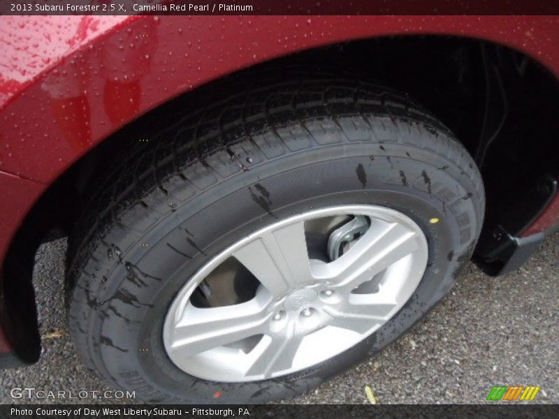Camellia Red Pearl / Platinum 2013 Subaru Forester 2.5 X
