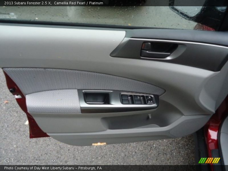 Camellia Red Pearl / Platinum 2013 Subaru Forester 2.5 X