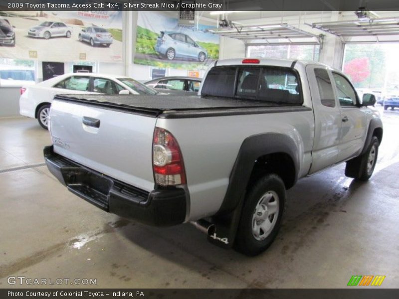 Silver Streak Mica / Graphite Gray 2009 Toyota Tacoma Access Cab 4x4