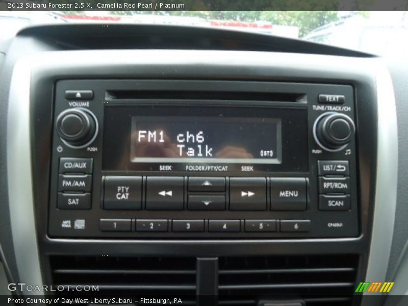 Camellia Red Pearl / Platinum 2013 Subaru Forester 2.5 X