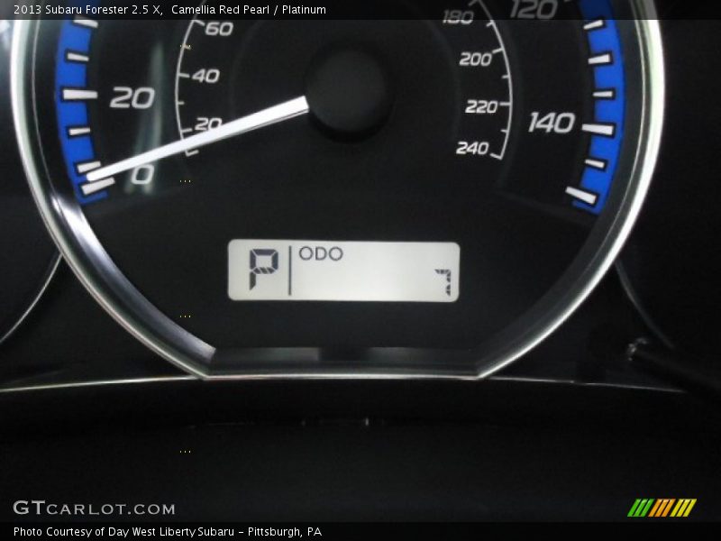 Camellia Red Pearl / Platinum 2013 Subaru Forester 2.5 X