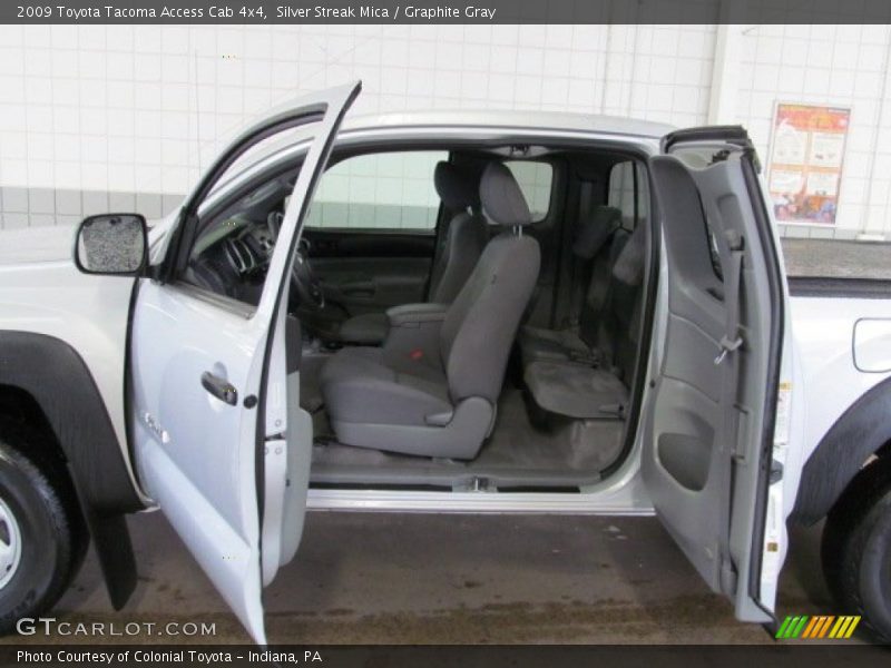 Silver Streak Mica / Graphite Gray 2009 Toyota Tacoma Access Cab 4x4