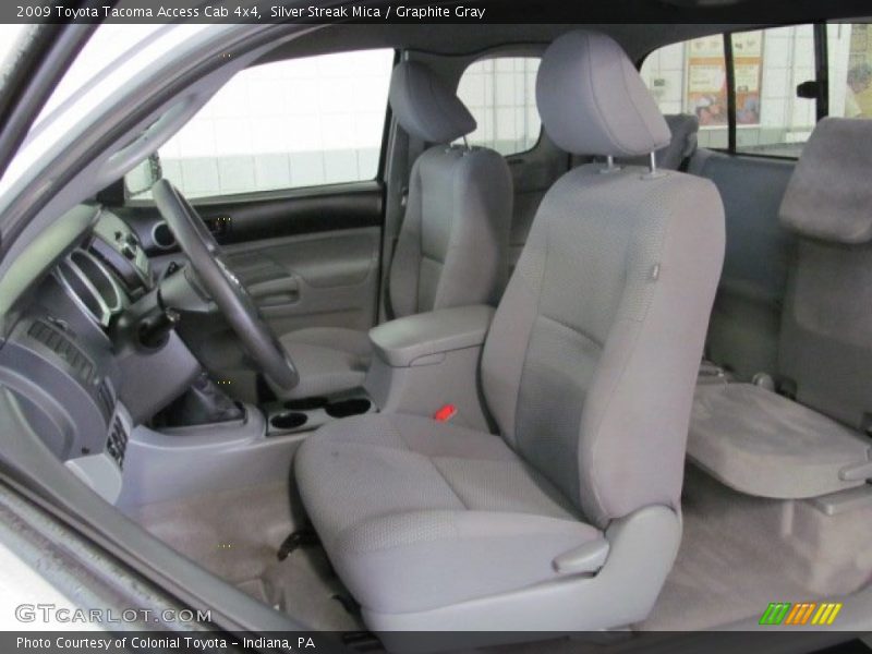 Silver Streak Mica / Graphite Gray 2009 Toyota Tacoma Access Cab 4x4
