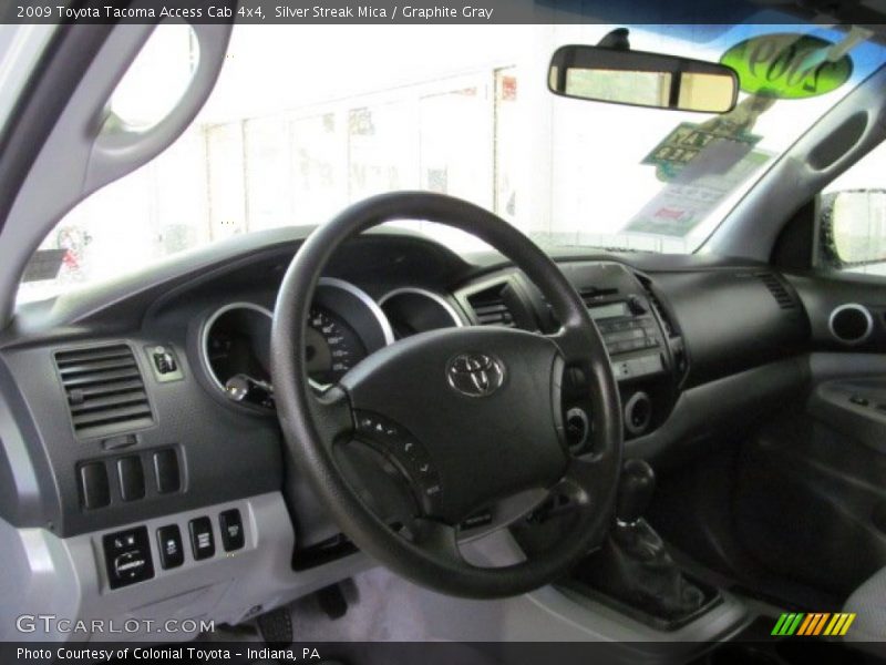Silver Streak Mica / Graphite Gray 2009 Toyota Tacoma Access Cab 4x4