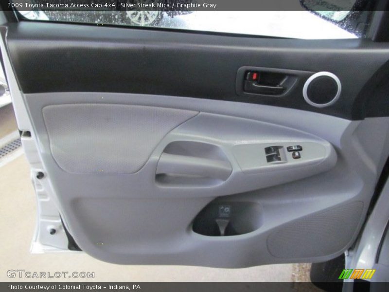 Silver Streak Mica / Graphite Gray 2009 Toyota Tacoma Access Cab 4x4