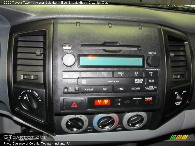 Silver Streak Mica / Graphite Gray 2009 Toyota Tacoma Access Cab 4x4