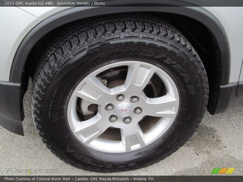 Quicksilver Metallic / Ebony 2011 GMC Acadia SLE AWD