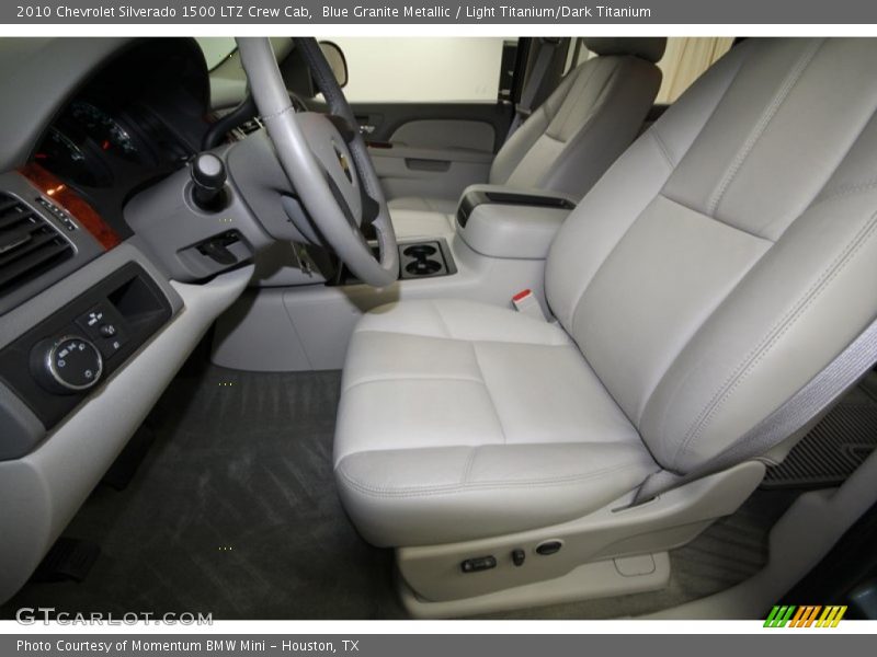 Blue Granite Metallic / Light Titanium/Dark Titanium 2010 Chevrolet Silverado 1500 LTZ Crew Cab
