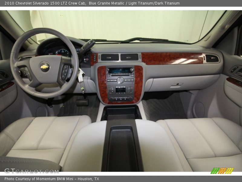 Blue Granite Metallic / Light Titanium/Dark Titanium 2010 Chevrolet Silverado 1500 LTZ Crew Cab