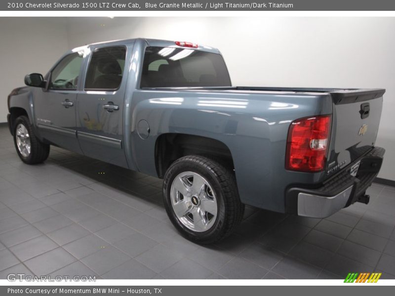 Blue Granite Metallic / Light Titanium/Dark Titanium 2010 Chevrolet Silverado 1500 LTZ Crew Cab