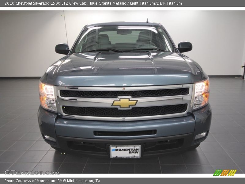 Blue Granite Metallic / Light Titanium/Dark Titanium 2010 Chevrolet Silverado 1500 LTZ Crew Cab