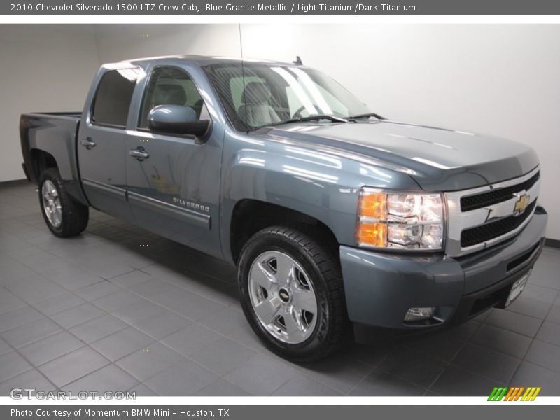 Blue Granite Metallic / Light Titanium/Dark Titanium 2010 Chevrolet Silverado 1500 LTZ Crew Cab
