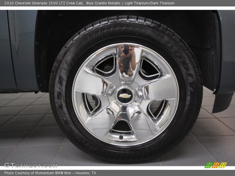 Blue Granite Metallic / Light Titanium/Dark Titanium 2010 Chevrolet Silverado 1500 LTZ Crew Cab