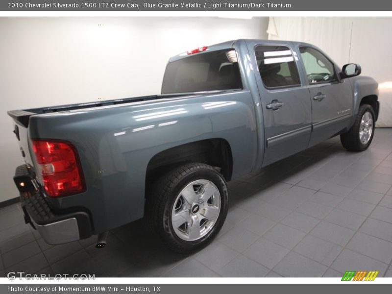 Blue Granite Metallic / Light Titanium/Dark Titanium 2010 Chevrolet Silverado 1500 LTZ Crew Cab