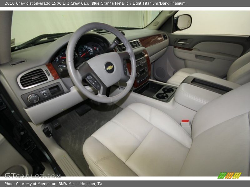 Blue Granite Metallic / Light Titanium/Dark Titanium 2010 Chevrolet Silverado 1500 LTZ Crew Cab