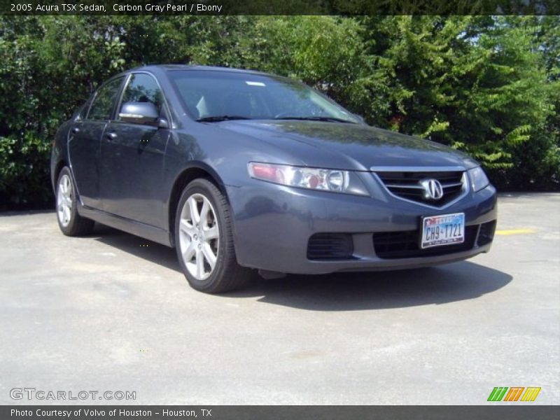 Carbon Gray Pearl / Ebony 2005 Acura TSX Sedan