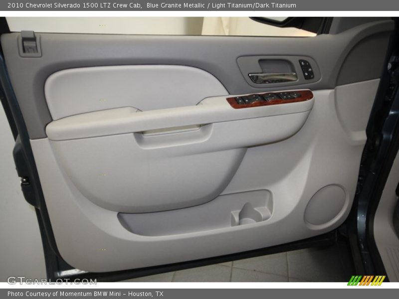 Blue Granite Metallic / Light Titanium/Dark Titanium 2010 Chevrolet Silverado 1500 LTZ Crew Cab