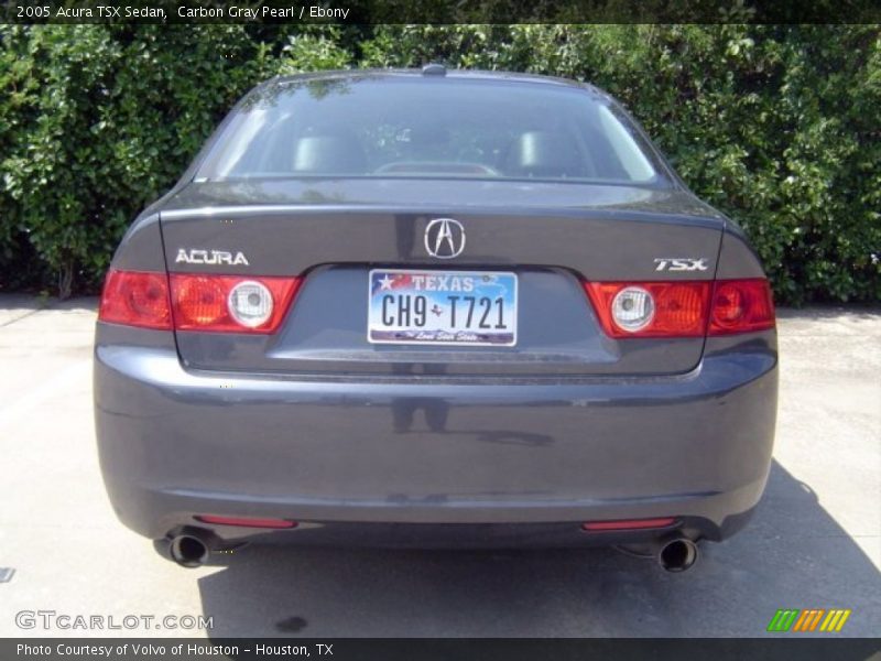 Carbon Gray Pearl / Ebony 2005 Acura TSX Sedan