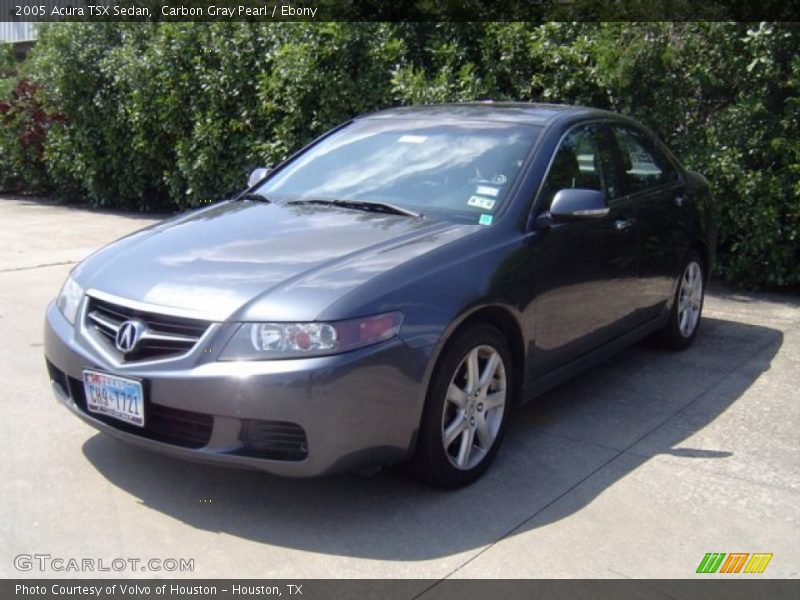 Carbon Gray Pearl / Ebony 2005 Acura TSX Sedan