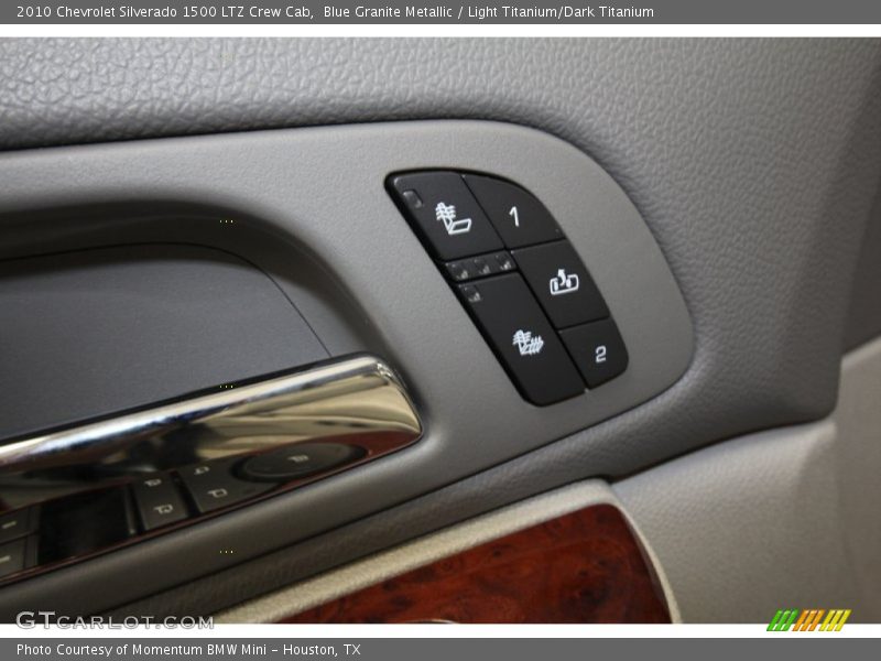 Blue Granite Metallic / Light Titanium/Dark Titanium 2010 Chevrolet Silverado 1500 LTZ Crew Cab