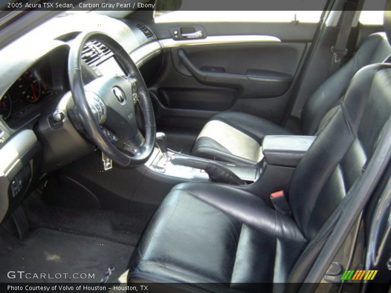  2005 TSX Sedan Ebony Interior