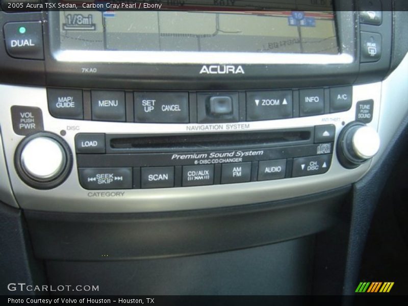 Controls of 2005 TSX Sedan