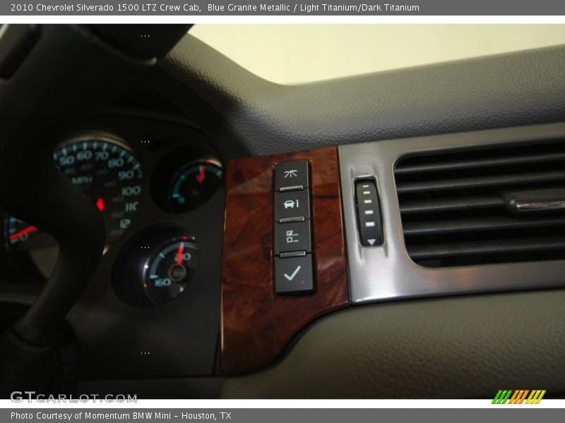 Blue Granite Metallic / Light Titanium/Dark Titanium 2010 Chevrolet Silverado 1500 LTZ Crew Cab
