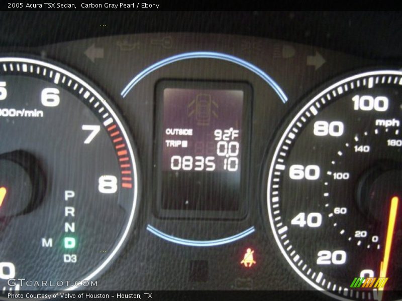 Carbon Gray Pearl / Ebony 2005 Acura TSX Sedan