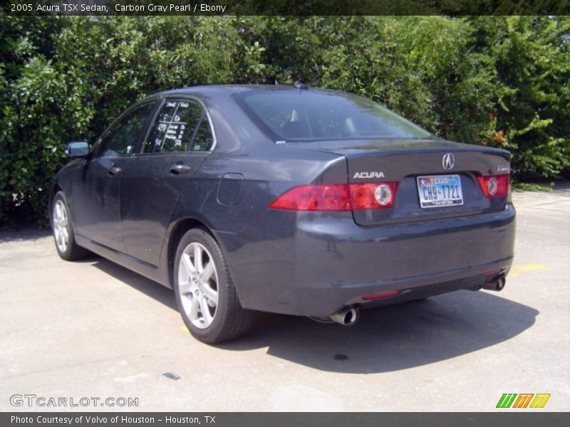 Carbon Gray Pearl / Ebony 2005 Acura TSX Sedan