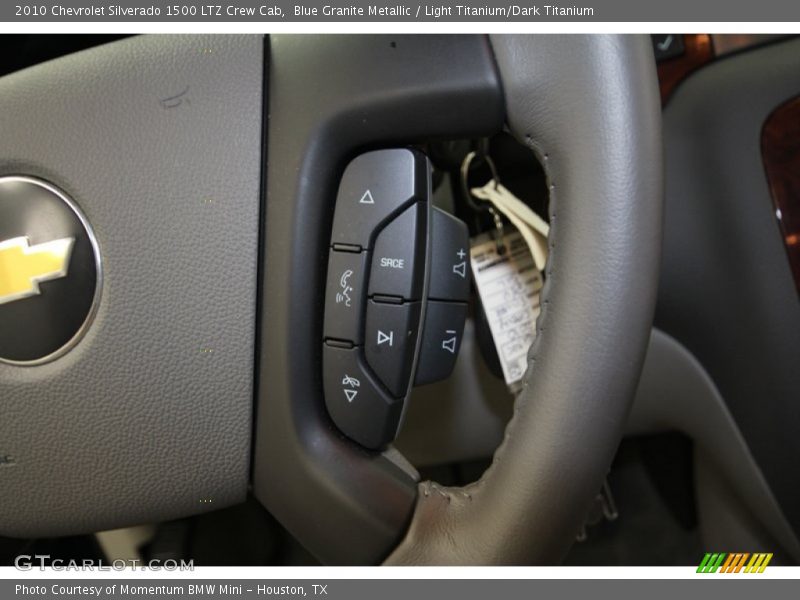 Blue Granite Metallic / Light Titanium/Dark Titanium 2010 Chevrolet Silverado 1500 LTZ Crew Cab