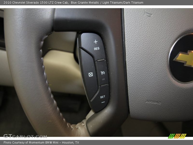 Blue Granite Metallic / Light Titanium/Dark Titanium 2010 Chevrolet Silverado 1500 LTZ Crew Cab