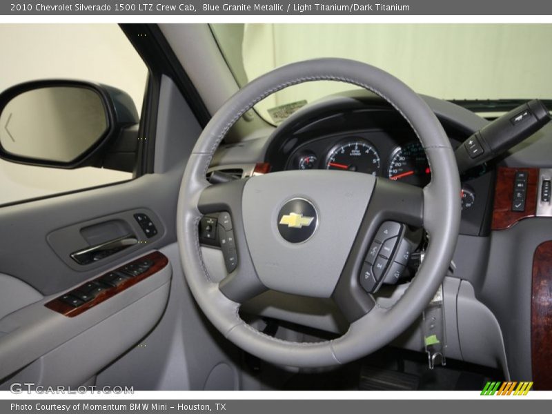 Blue Granite Metallic / Light Titanium/Dark Titanium 2010 Chevrolet Silverado 1500 LTZ Crew Cab