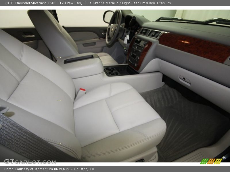 Blue Granite Metallic / Light Titanium/Dark Titanium 2010 Chevrolet Silverado 1500 LTZ Crew Cab