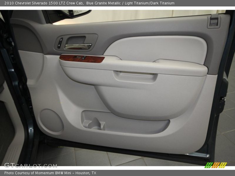 Blue Granite Metallic / Light Titanium/Dark Titanium 2010 Chevrolet Silverado 1500 LTZ Crew Cab