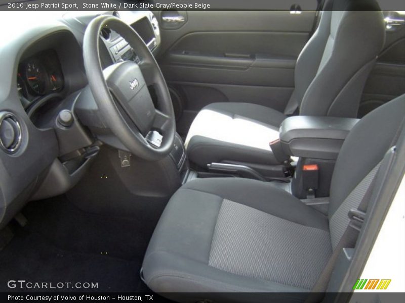 Stone White / Dark Slate Gray/Pebble Beige 2010 Jeep Patriot Sport