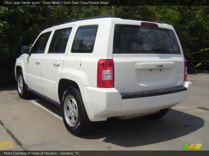 Stone White / Dark Slate Gray/Pebble Beige 2010 Jeep Patriot Sport