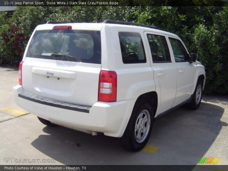 Stone White / Dark Slate Gray/Pebble Beige 2010 Jeep Patriot Sport