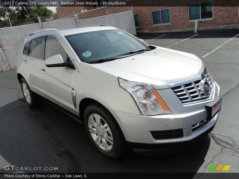 Radiant Silver Metallic / Ebony/Ebony 2013 Cadillac SRX Luxury FWD