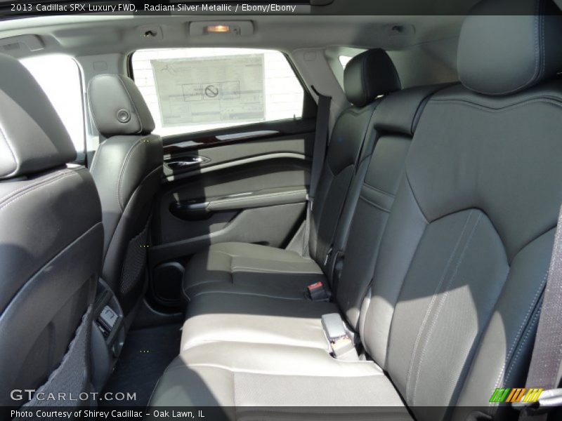 Rear Seat of 2013 SRX Luxury FWD